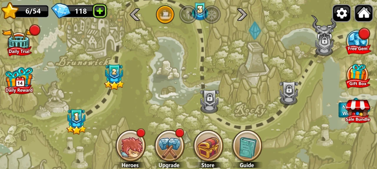 Warrior Defends — screenshot 2