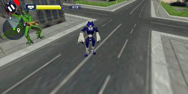 Transformer Fighting Superhero City — screenshot 3
