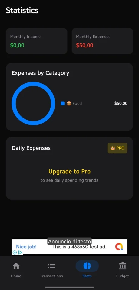 ExpenseFlow Expense Tracker Android App — screenshot 3