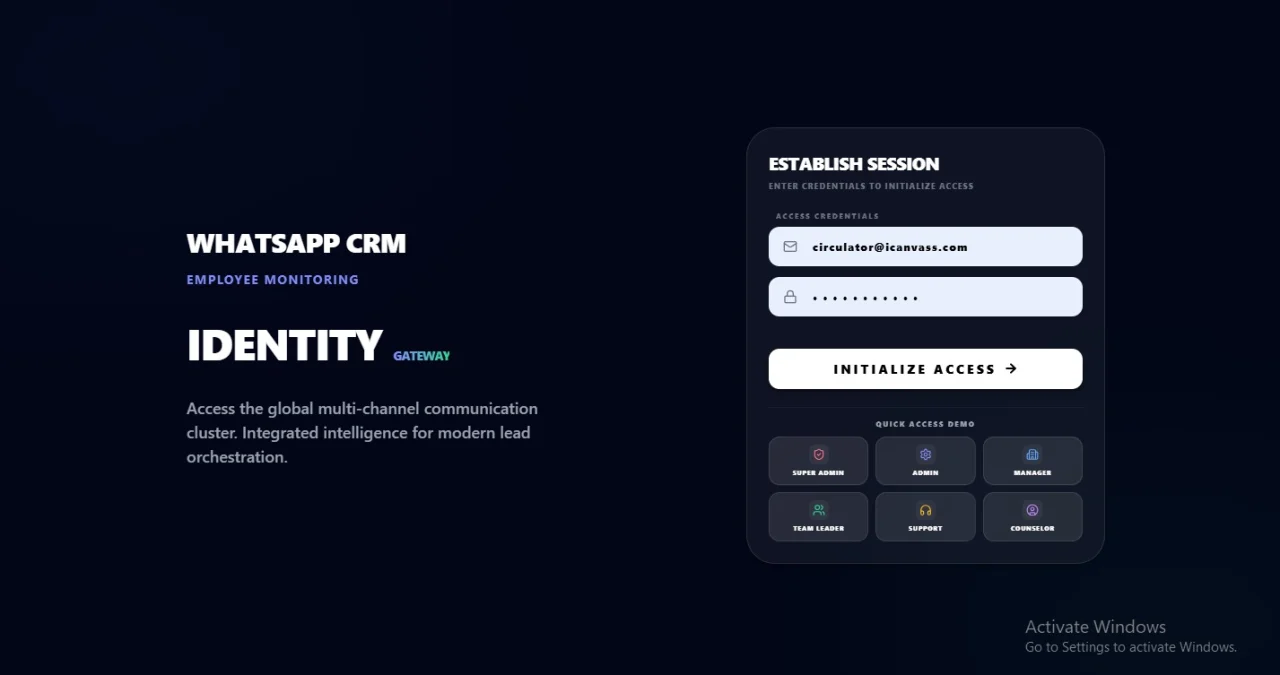 Modern Role-Based Enterprise CRM — screenshot 2