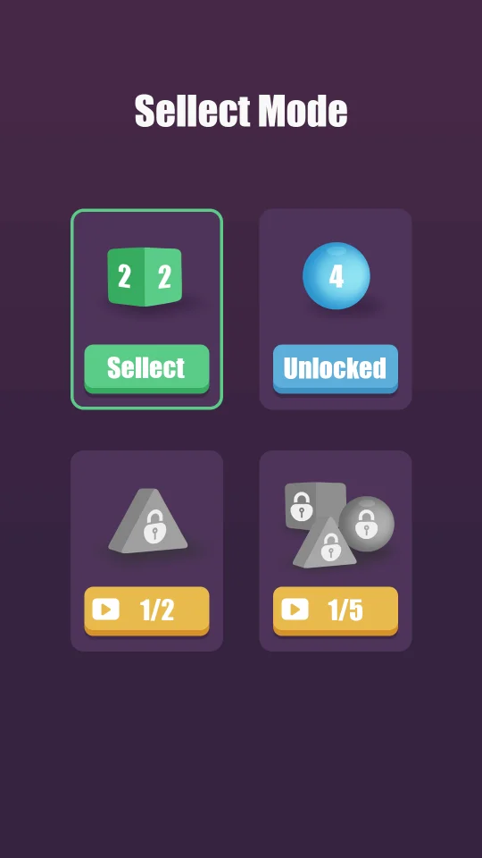 Cube 2048: 3D Merge Game — screenshot 1