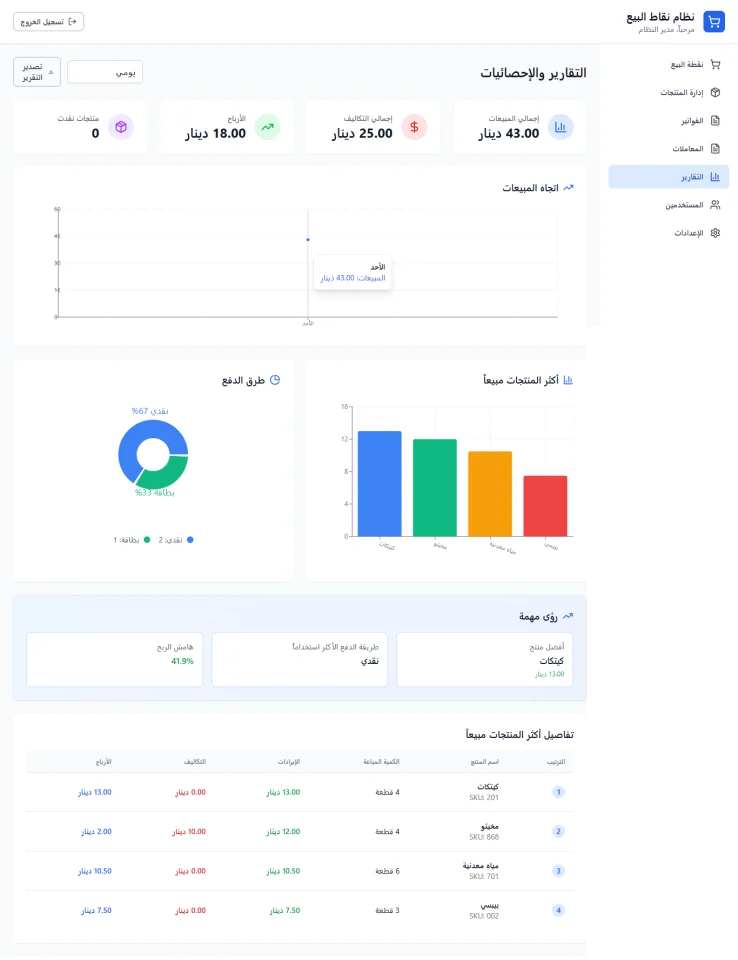 POS System - With React TypeScript and Electron — screenshot 2