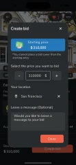 Biddo - Full Flutter Auction App, Node.js Server with Docker (with Chat)