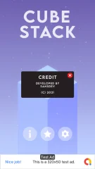 Cube Stack Game Source Code