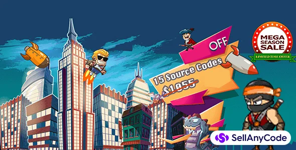 AWD Games Mega Unity Bundle – 15 Source Codes