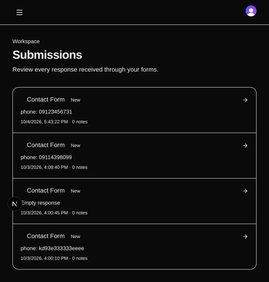 FormDesk - Form Builder & Submission Inbox — screenshot 7