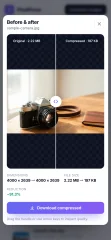 PixelPress - Browser Image Compressor for JPG, PNG & WebP (React + TypeScript)