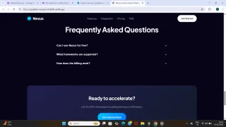 Nexus Premium SaaS Landing Page Template