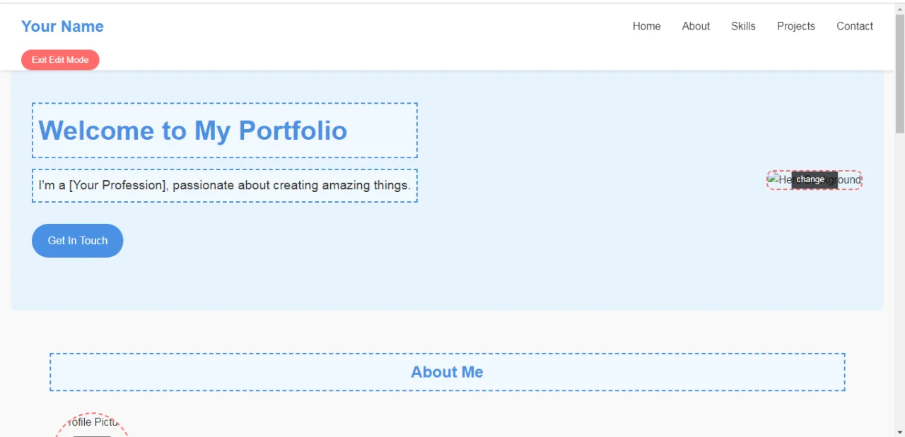 Portfolio Template — screenshot 5