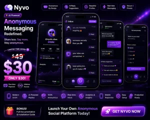 Nyvo Anonymous Messaging SaaS Platform