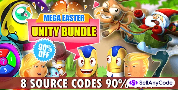 Mega Easter Unity Bundle – 8 Source Codes — cover