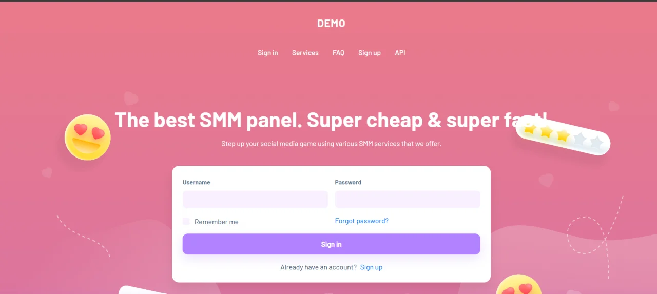 LIKE SMM Panel with Multi Colour — screenshot 4