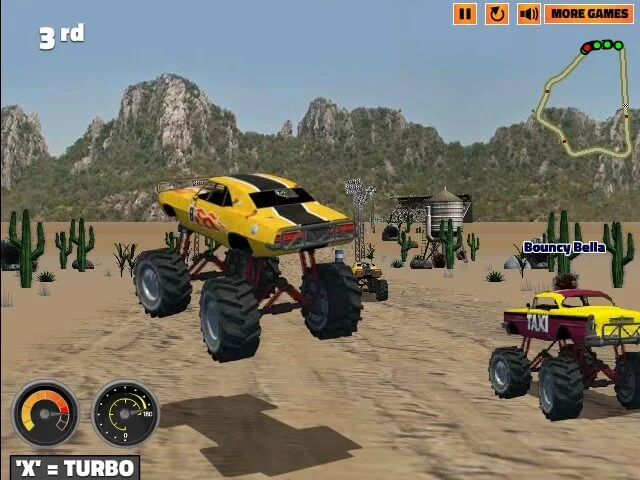 Monster Truck Race: Mad 4X4 Wheel Monster Race 64 Bit Source Code — screenshot 2