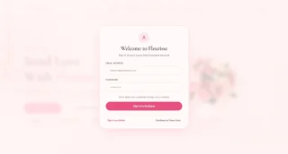 Fleurisse Luxury Floral E-Commerce UI