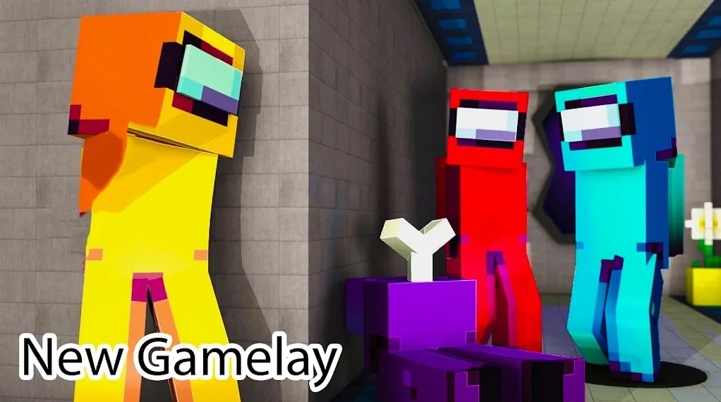Among US Crafting Mod for Minecraft — screenshot 2
