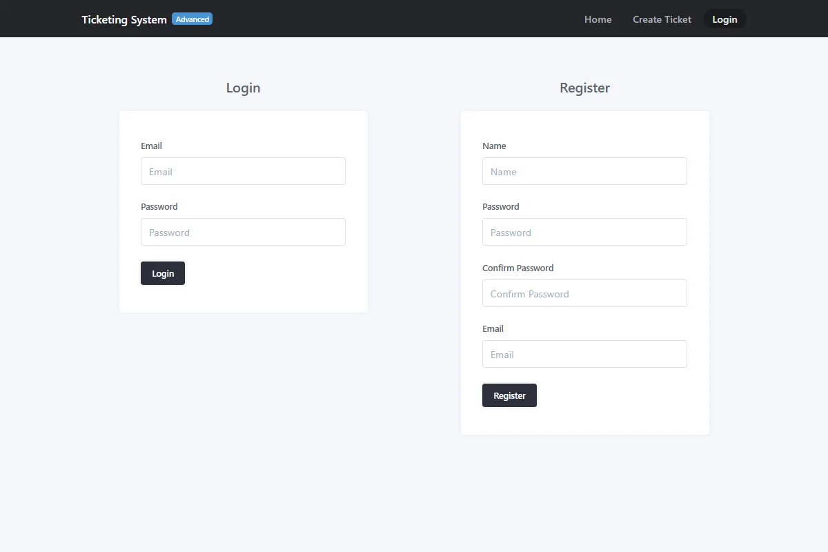 Advance Ticketing System — screenshot 2
