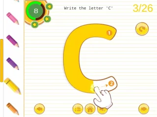 English Tracing Book