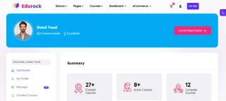 Online Learning School Template with Student, Teachers and Admin Dashboard