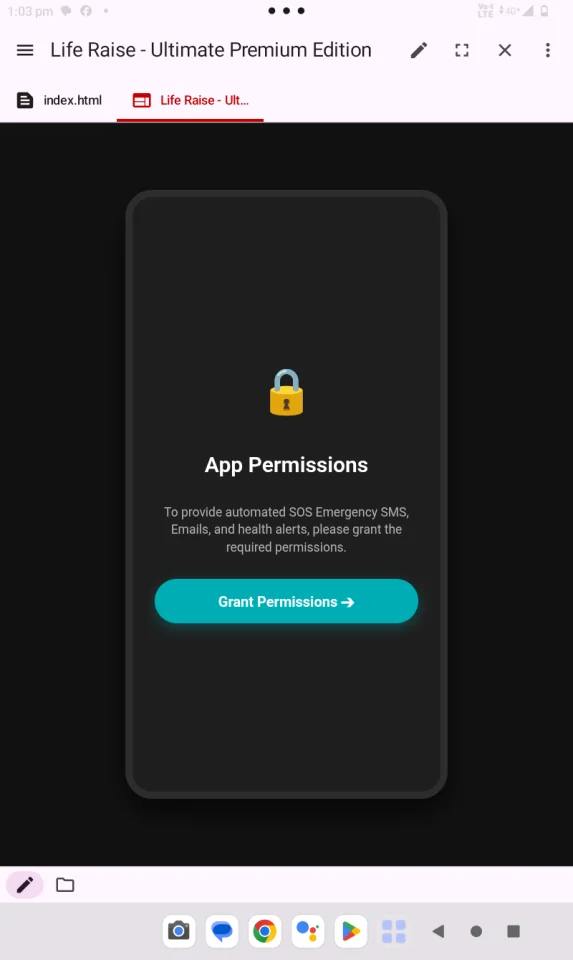Life Raise - Ultimate Premium Health AI Template — screenshot 1