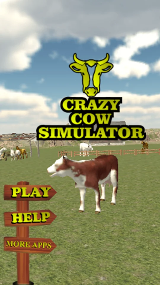 Crazy Cow Simulator 3D — screenshot 1