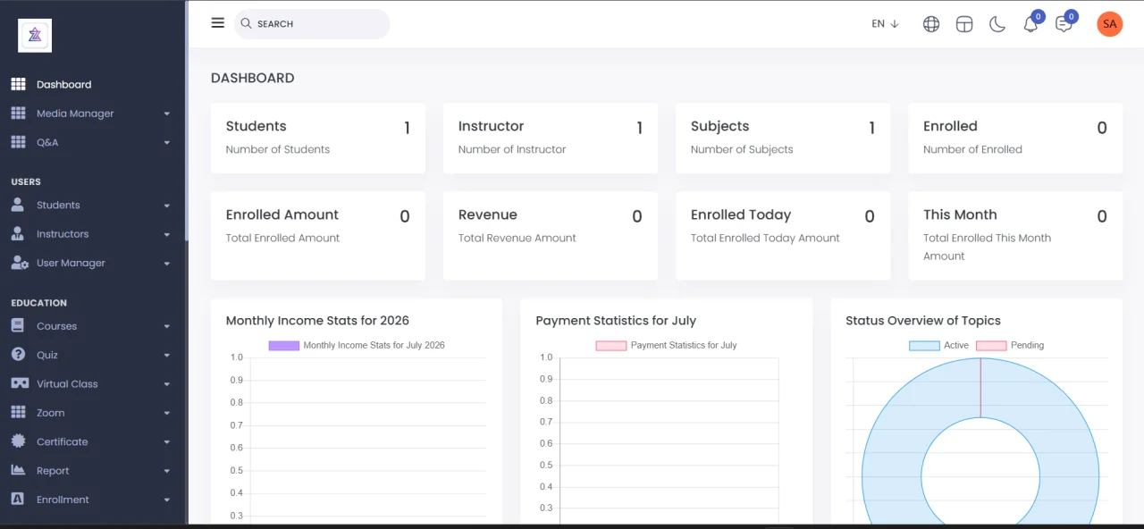 ZenithaLMS Enterprise Learning Management System for Universities & Academies — screenshot 5