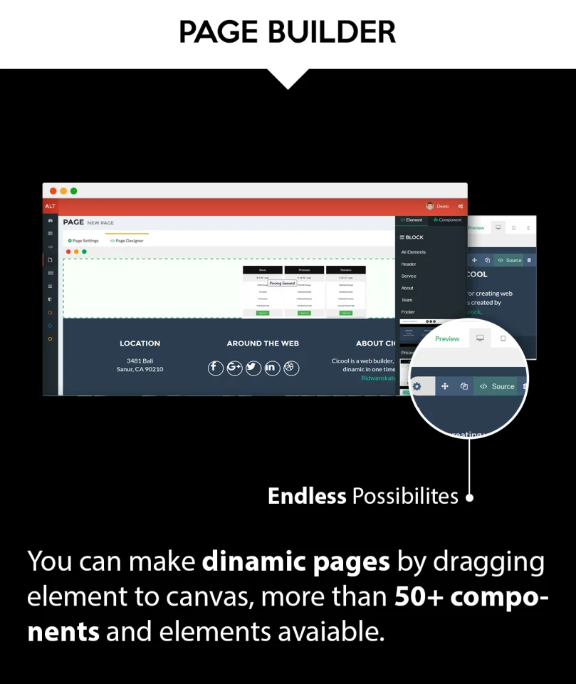 Cicool V3.3.1 - PAGE, FORM, REST API and CRUD Generator — screenshot 2