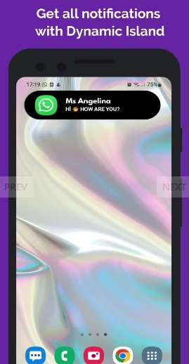 Dynamic Island for Android: AdMob Integrated — screenshot 2