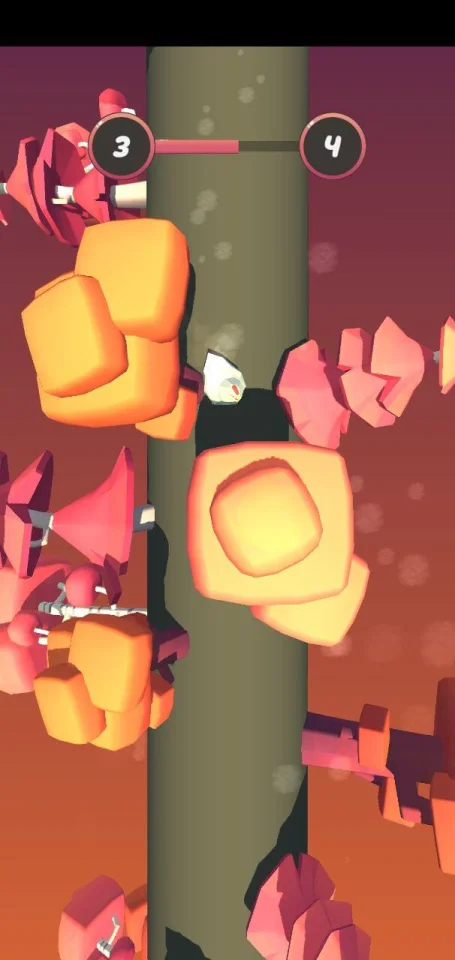 The Lost Chicken (Stack Ball) — screenshot 1