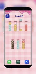 Sweet Donuts Sort Puzzle