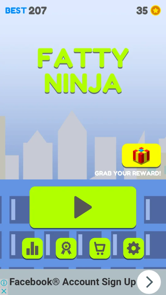 Fatty Ninja – Premium Unity Template — screenshot 1