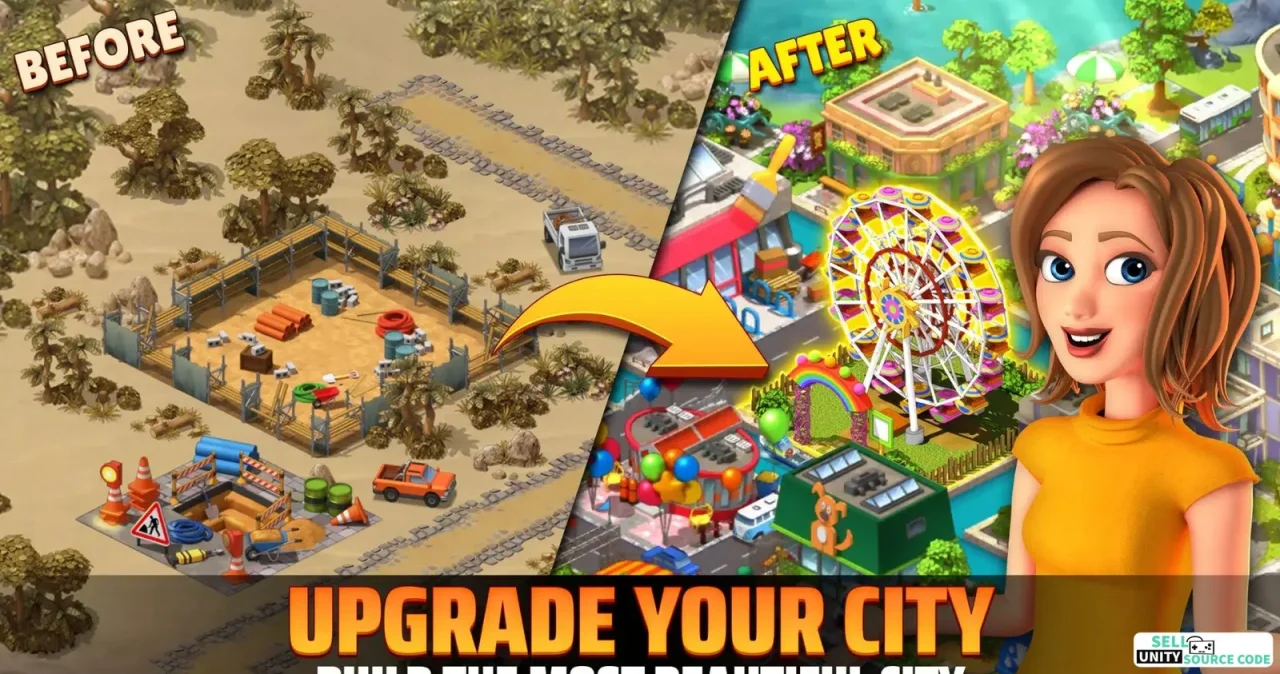 City Island 5 - Building Sim High Quality Unity Code — screenshot 5