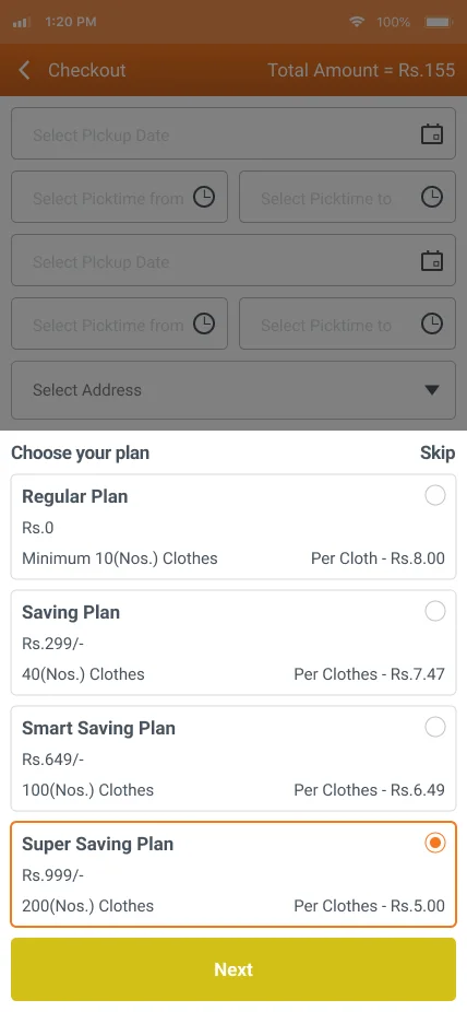 Laundry Application — screenshot 5