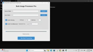 Bulk Image Processor Pro - Multi-Threaded Python GUI Utility (Dark/Light)