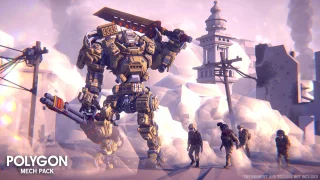 POLYGON - Mech Pack - Low Poly 3D Art by Synty