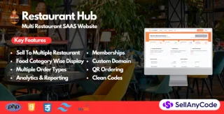 Restaurant Hub | Multi Restaurant SaaS Website, Has Been Rejected