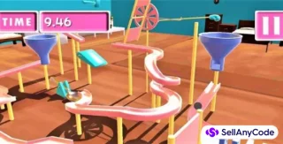 Domino Smash Arcade Game 3D 64 Bit Source Code