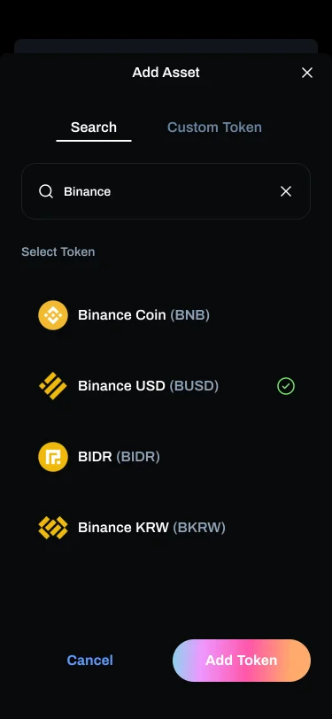 Digital/Crypto Wallet UI — screenshot 3