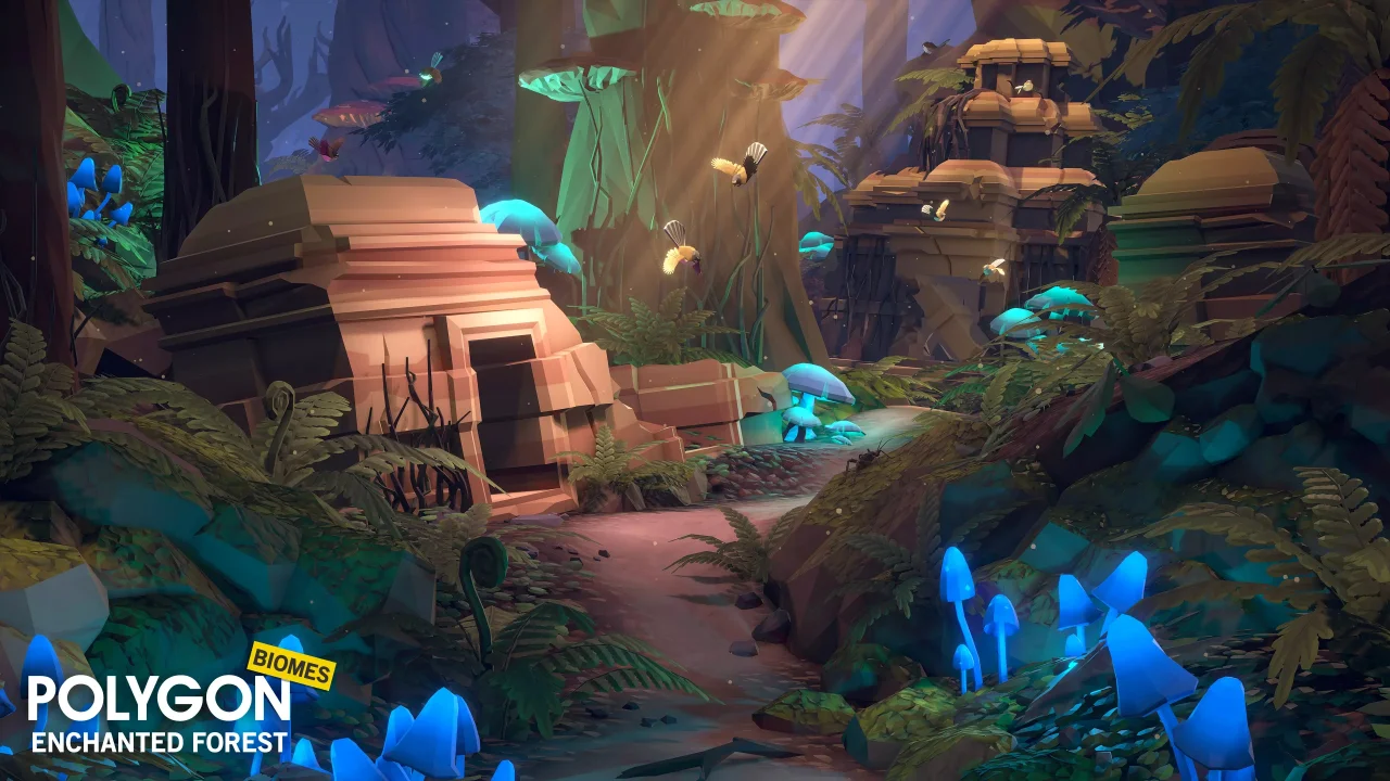 POLYGON - Enchanted Forest - Nature Biomes - 3D Environment Art by Synty — screenshot 4