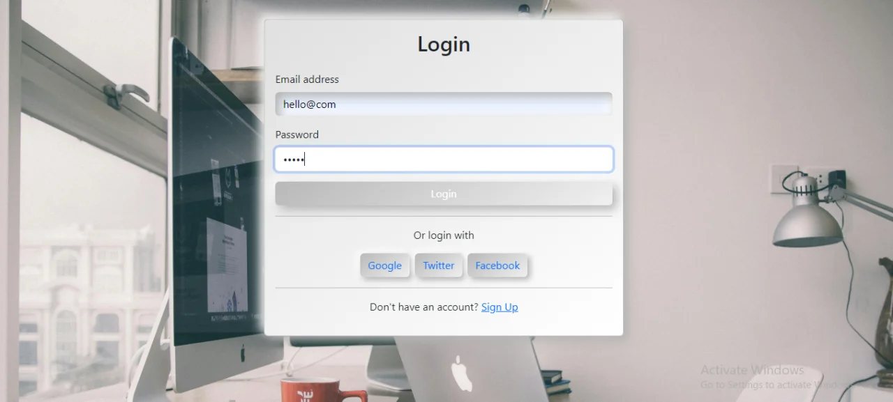 Modern Login Page Bootstrap5 Form — screenshot 3