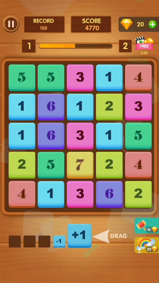 Merge Block Raising — screenshot 1