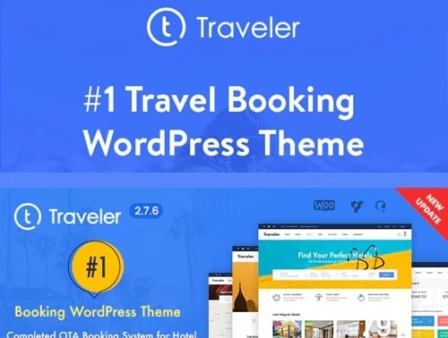 Travel Booking WordPress Theme — screenshot 2