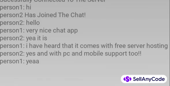 Chat Application with GUI and Server (Free Hosting)