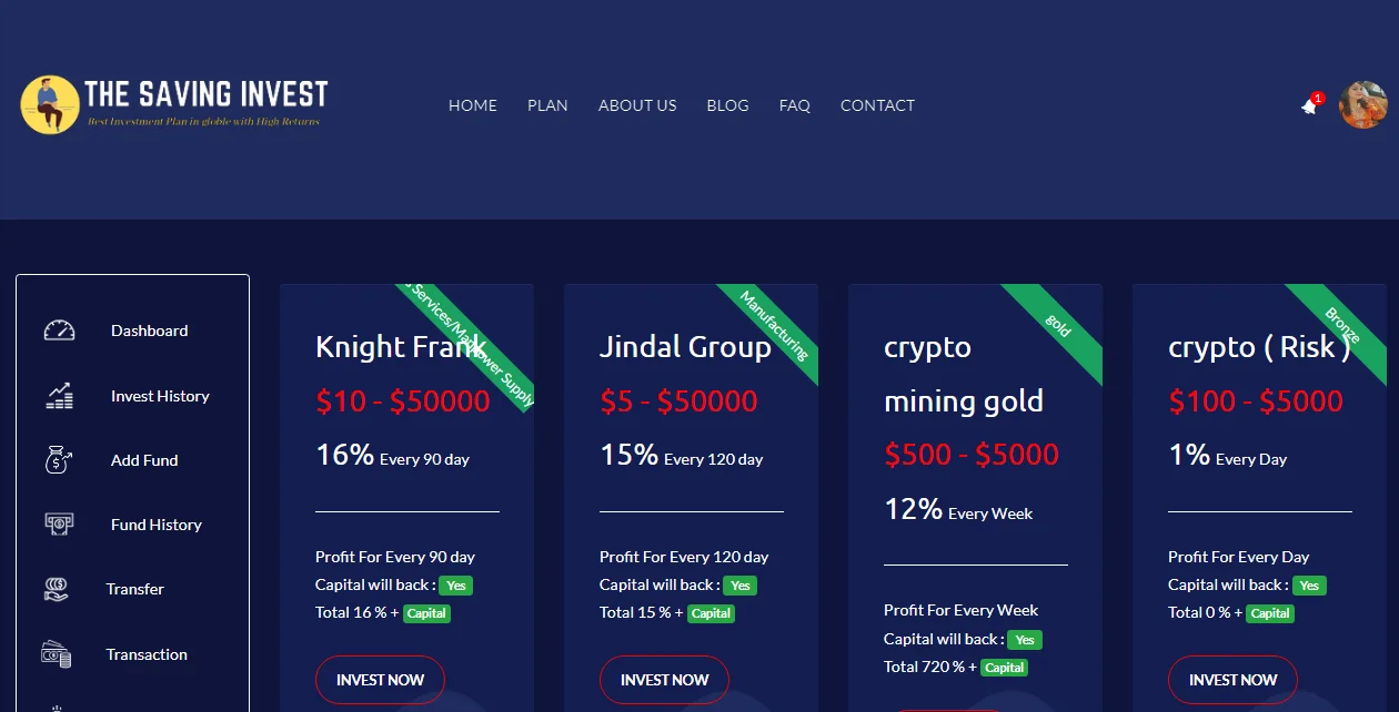 Hyippro - A Modern HYIP Investment Platform Extended License — screenshot 3