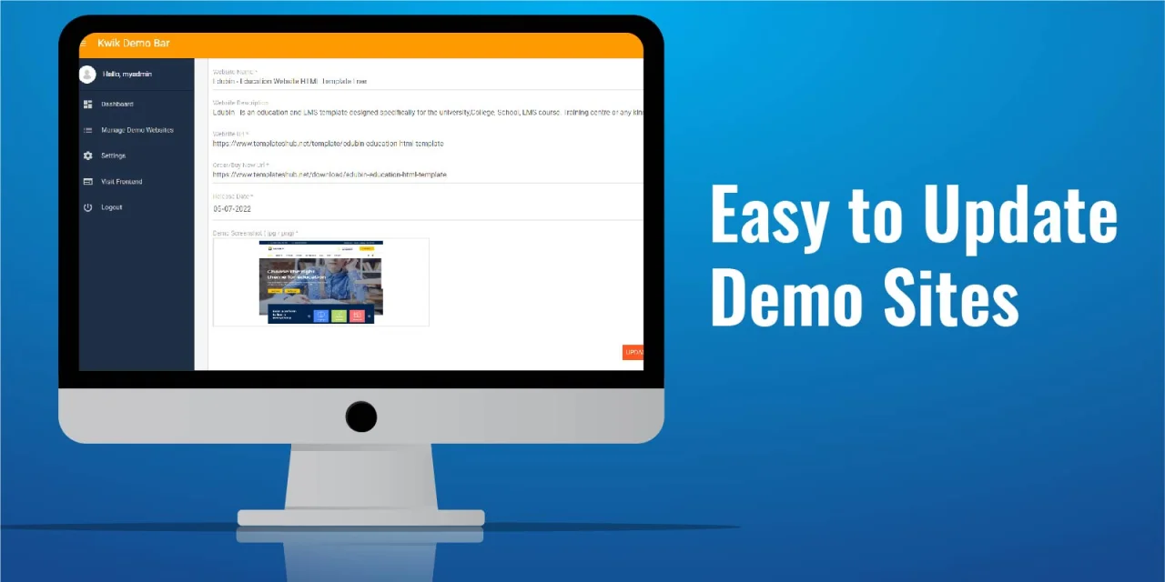 Kwik Demo Bar - Responsive PHP Theme Switcher — screenshot 3