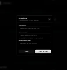 QR Coder Dynamic Black