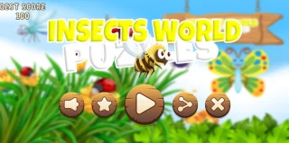 Insects World Puzzles - Unity Game Project + Unity LevelPlay Mediation