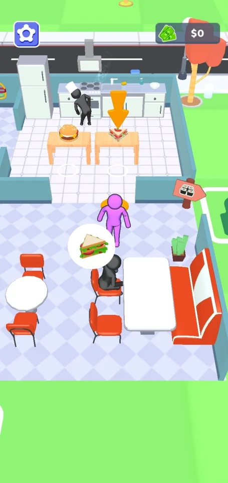 Dream Restaurant Game Source Code — screenshot 3