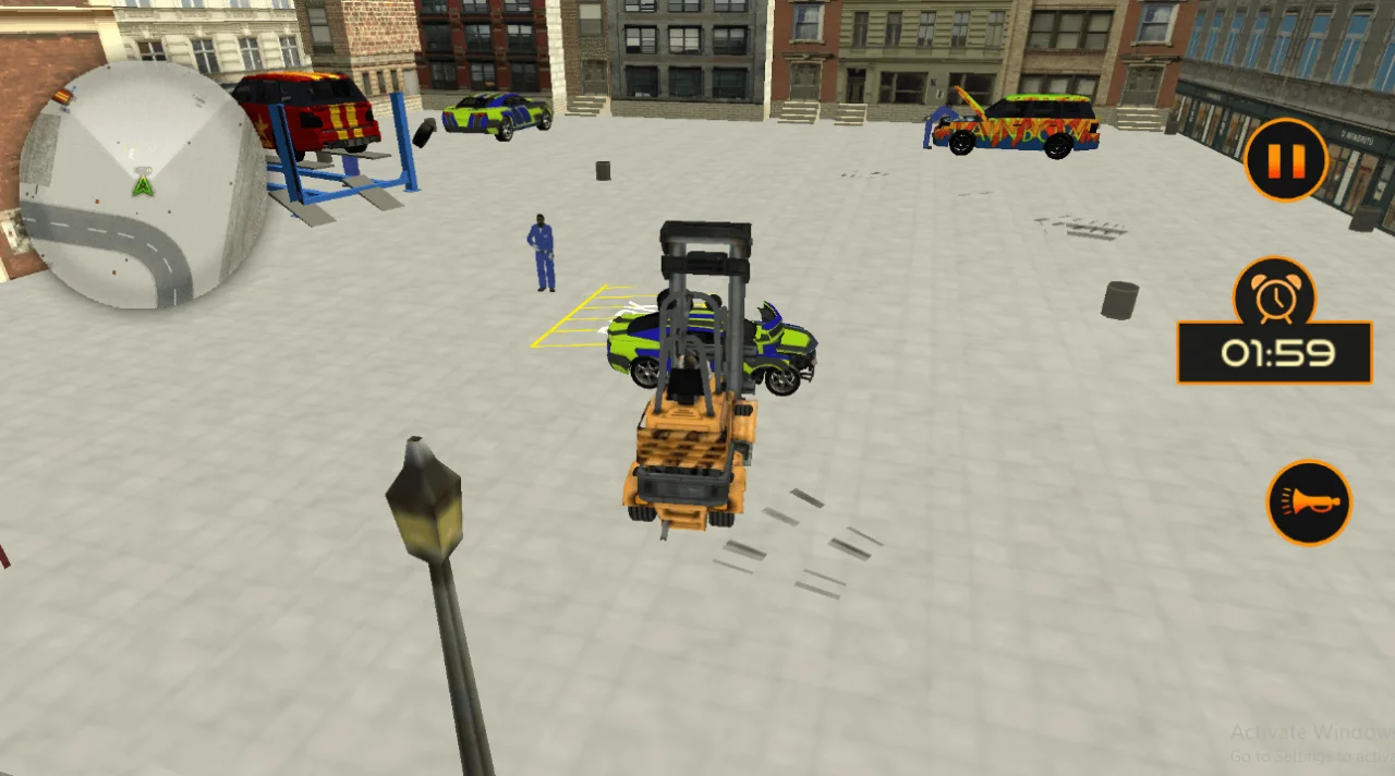 Modern Traffic Parking Fork Lifter: Rescue Forklifter Simulator — screenshot 5