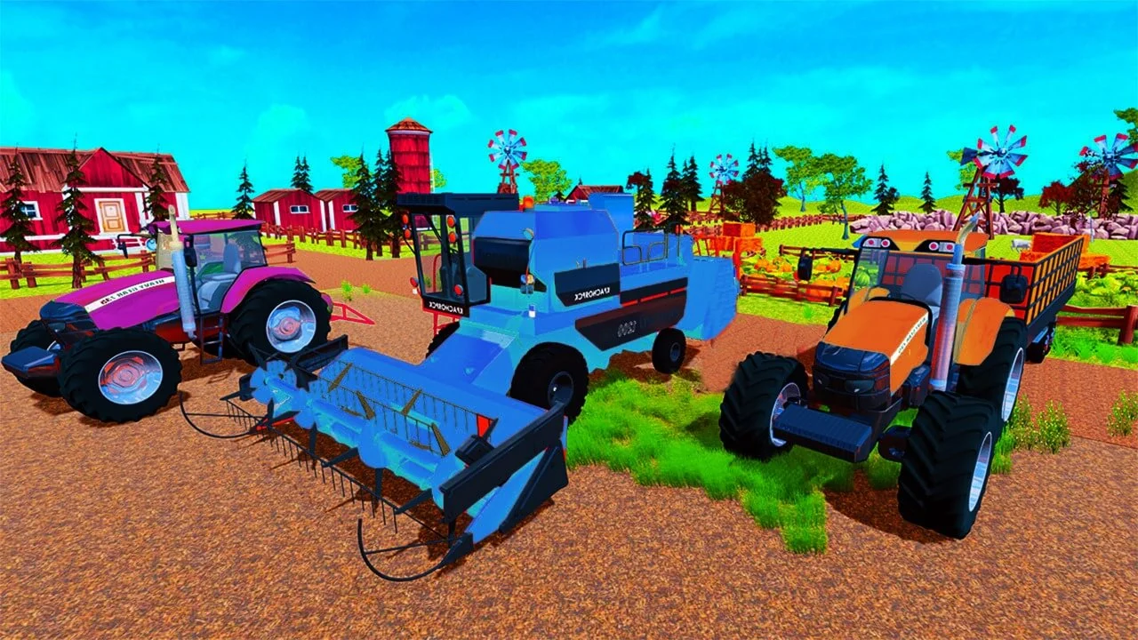 Real Tractor Farm Driving Game 3D: 64BIT Source Code — screenshot 3