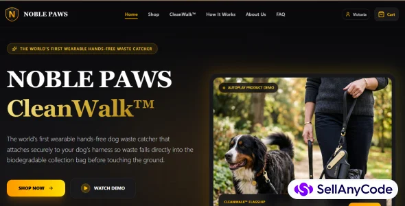 NOBLE PAWS CleanWalk Luxury Pet Care Platform